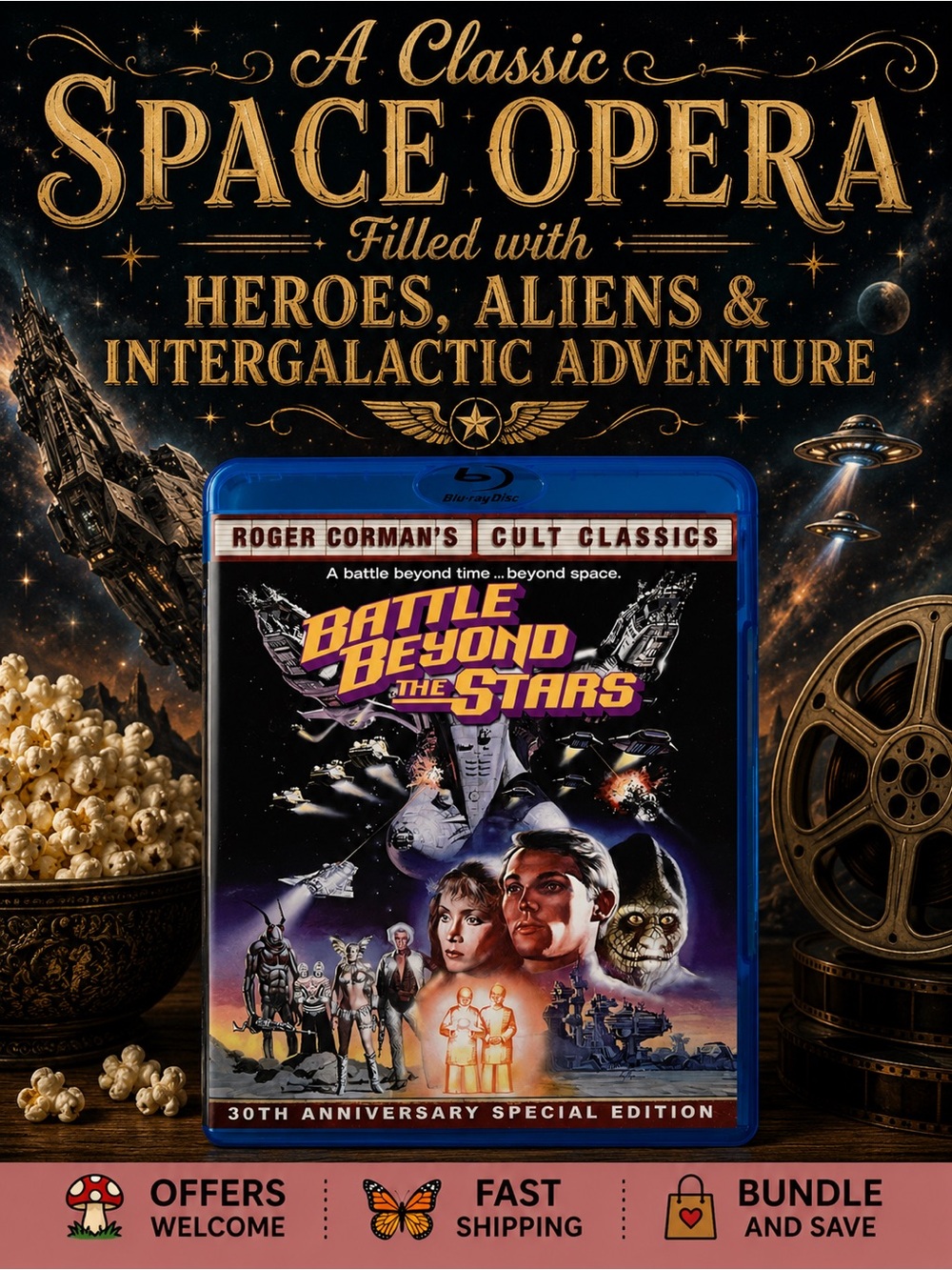 Battle Beyond The Stars Blu-ray 30th Anniversary Special Edition Sci-Fi